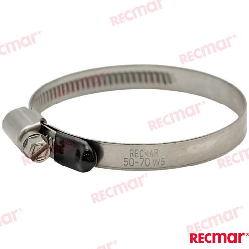 Abrazadera Inox 50-70 W5 (25) Recmar (Ref. REC38308-316)