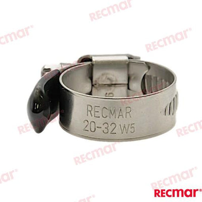Abrazadera Inox 20-32 W5 (25) Recmar (Ref. REC38312-316)