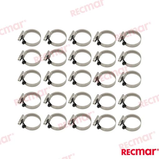 Abrazadera Inox 25-40 W5 (25) Recmar (Ref. REC38313-316)
