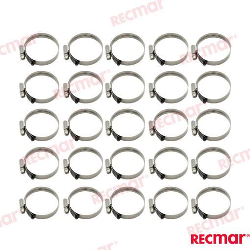 Abrazadera Inox 40-60 W5 (25) Recmar (Ref. REC38315-316)