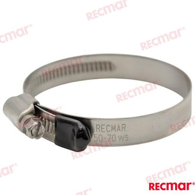 Abrazadera Inox 50-70 W5 (25) Recmar (Ref. REC38316-316)