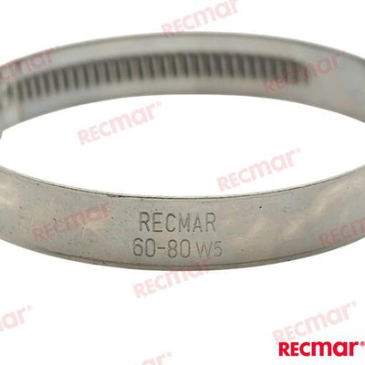 Abrazadera Inox 60-80 W5 (25) Recmar (Ref. REC38317-316)