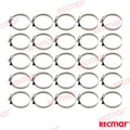 Abrazadera Inox 60-80 W5 (25) Recmar (Ref. REC38317-316)