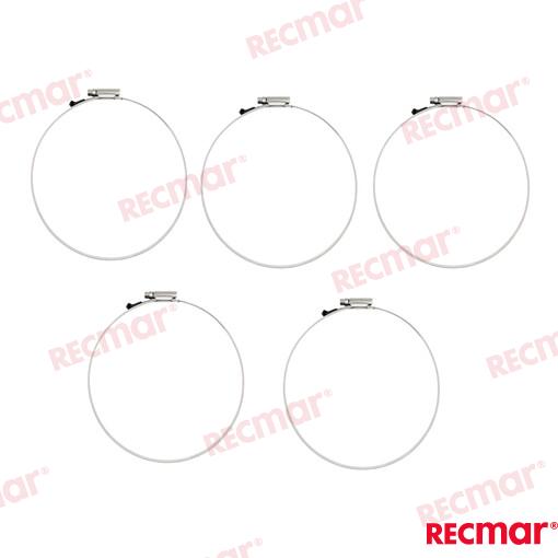 Abrazadera Inox 180-200 W5 (5) Recmar