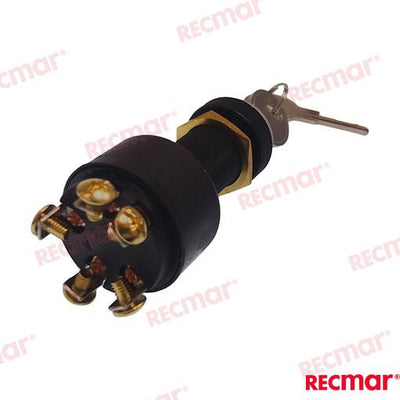Llave Arranque 5T-3POS W/cap OMC