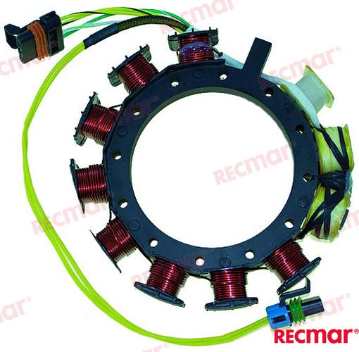 Stator Mercury Mariner (16 Amp) Yamaha 398-852387T9, 398-852387A4