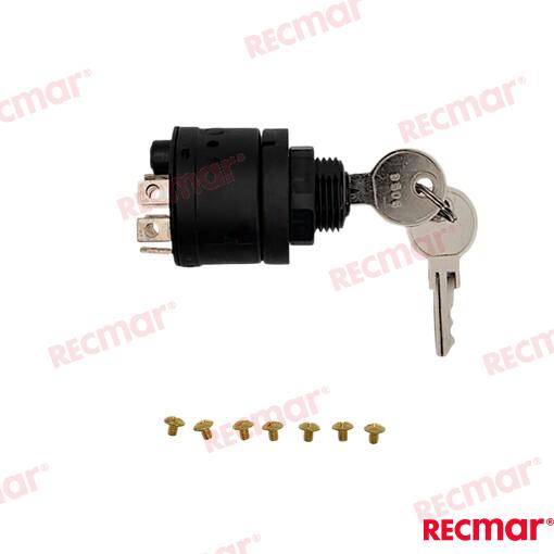 Llave Arranque 7T-4POS Recmar (Ref. REC41040)