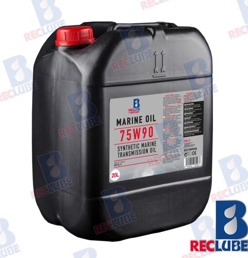 Aceite Marino 75W90 Sintetico 20L Rec Lube