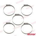 Abrazadera Inox SMO254 77-95 12mm (5) Recmar