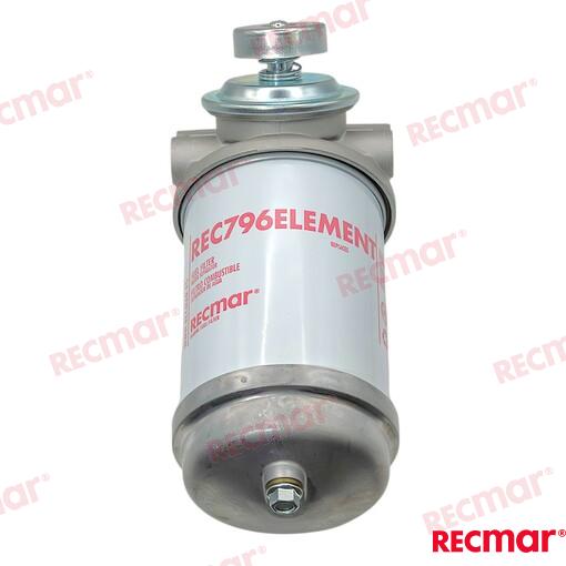 Filtro Decantador Diesel Cubeta De Alumi Recmar (Ref. REC796APUMP)