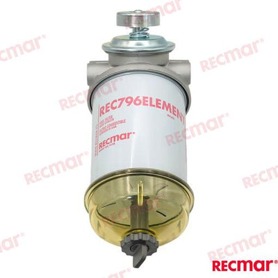 Filtro Decantador Diesel Con Cubeta De C Recmar (Ref. REC796GPUMP)
