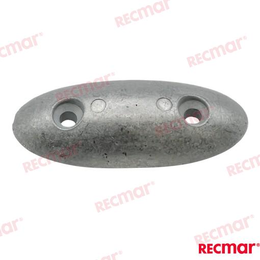 Placa Oval 93mm (zn) Recmar