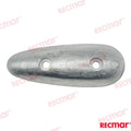 Anodo Oval 117X43mm (al) Recmar