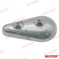 Placa Oval 85mm (zn) Recmar