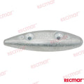 Placa Oval 145mm (zn) Recmar