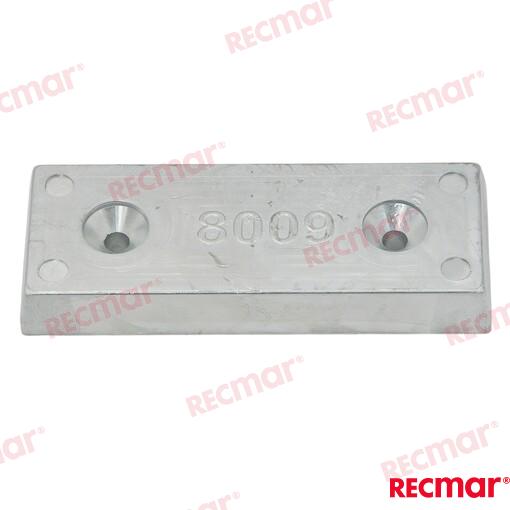 Placa 130mm (zn) Recmar