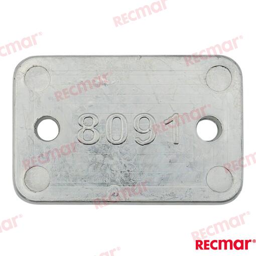Placa 72X47mm (zn) Recmar
