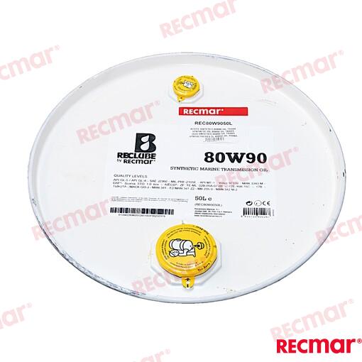 Aceite Sintetico 80W90 50L Trans. Recmar