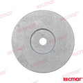 Anodo Disco Popa 125mm (zn) Recmar