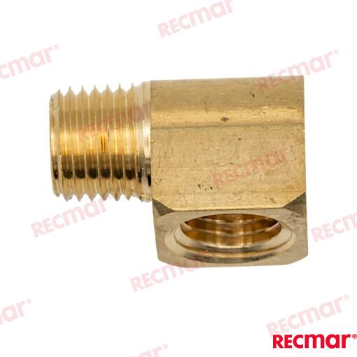 Codo Deposito 1/4" Recmar