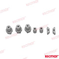 Kit Anodos B Powerhead Aluminio Recmar (Ref. REC90798-1M718AL)
