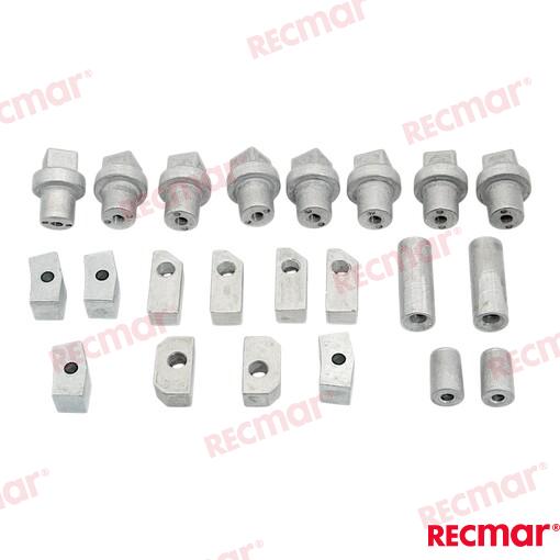 Kit Anodos B Powerhead Aluminio Recmar (Ref. REC90798-1M720AL)
