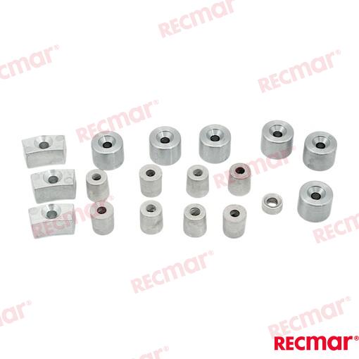 Kit Anodos B Powerhead Aluminio Recmar (Ref. REC90798-1M721AL)