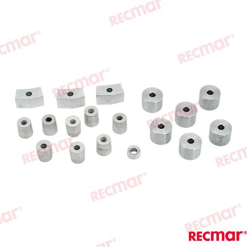 Kit Anodos B Powerhead Aluminio Recmar (Ref. REC90798-1M721AL)