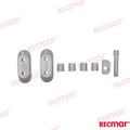Kit Anodos B Powerhead Aluminio Recmar (Ref. REC90798-1M779AL)