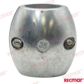 Collarin Eje 35mm. Std (zn) Recmar