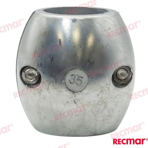 Collarin Eje 35mm. Std (zn) Recmar