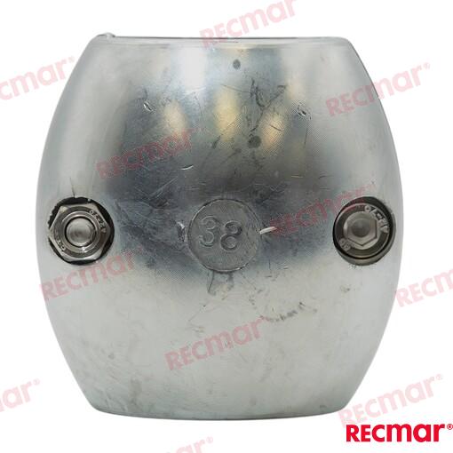 Collarin Eje 38mm. Std (zn) Recmar
