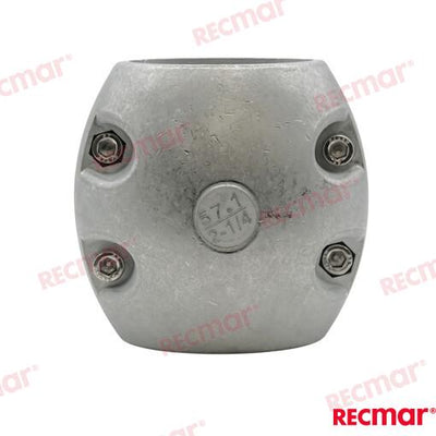 Collarin Eje 2-1/4" Std (zn) Recmar