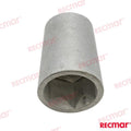 Anodo Radice Hex. Eje 35mm (zn) Recmar