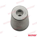 Anodo Radice Hex. Eje 45mm (zn) Recmar