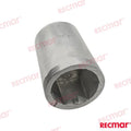 Anodo Radice Hex. Eje 45mm (zn) Recmar