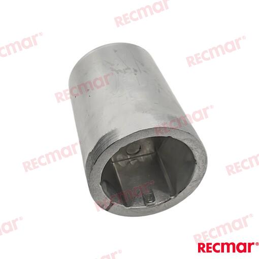 Anodo Radice Hex. Eje 45mm (zn) Recmar