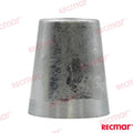 Anodo Radice Hex. Eje 50mm (zn) Recmar