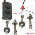 Jackplate Hidraulico 6" 115-625HP Recmar