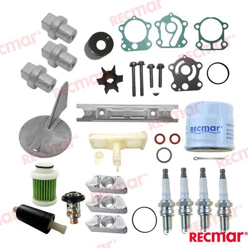 Kit Mantenimiento Yamaha Recmar CM15026A, REC5GH-13440-00, CM67F-11325-01A, PAJASOF40431-025