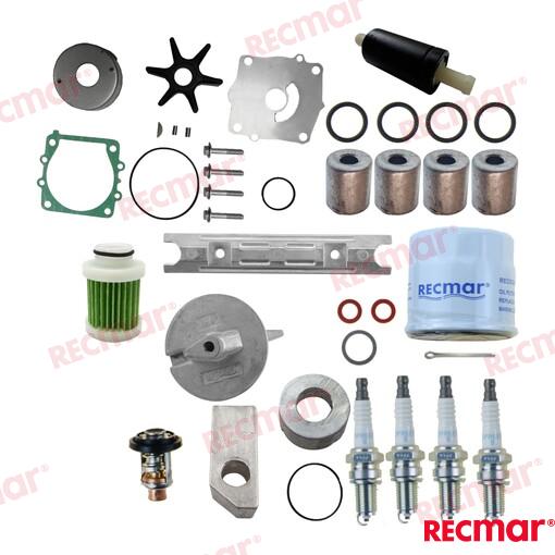 Kit Mantenimiento Yamaha Recmar PAF4-04070003, PAGB/T3452.1-13X2, CM63P-11325-01A, REC5GH-13 (Ref. RECKITF100F)