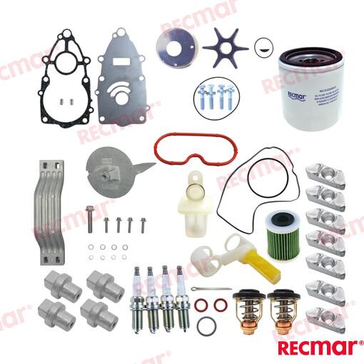 Kit Mantenimiento Yamaha Recmar CM15026A, REC67F-12411-01, REC35-822626Q15, CM67F-11325-01A, (Ref. RECKITF225C)