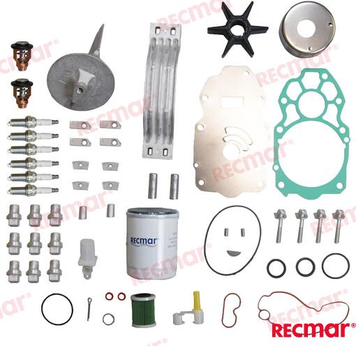 Kit Mantenimiento Yamaha Recmar REC6CE-12411-00, TEN01177, CM68T-11325-00A, TEN01171, RECN26