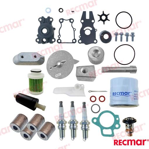 Kit Mantenimiento Yamaha Recmar PAF15-07000031, PAF15-07010022, PAF4-04070003, REC5GH-13440- (Ref. RECKITF30B)