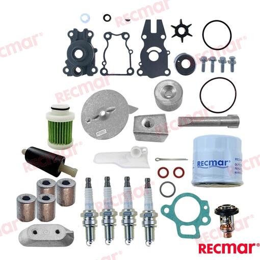 Kit Mantenimiento Yamaha Recmar PAF15-07000031, PAF15-07010022, PAF4-04070003, REC5GH-13440- (Ref. RECKITF50A)