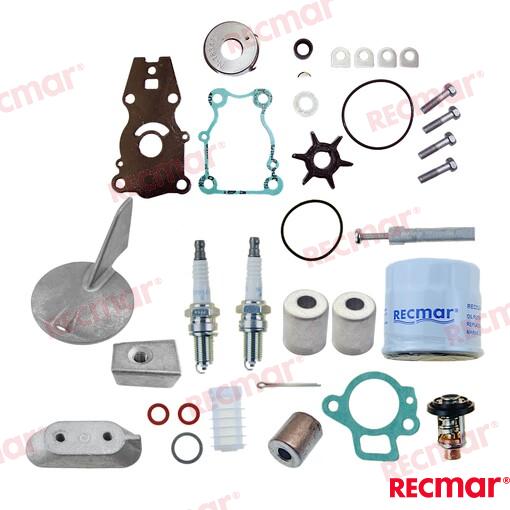 Kit Mantenimiento Yamaha Recmar PAF15-07000031, PAF15-07010022, PAF4-04070003, REC5GH-13440- (Ref. RECKITFT25F)