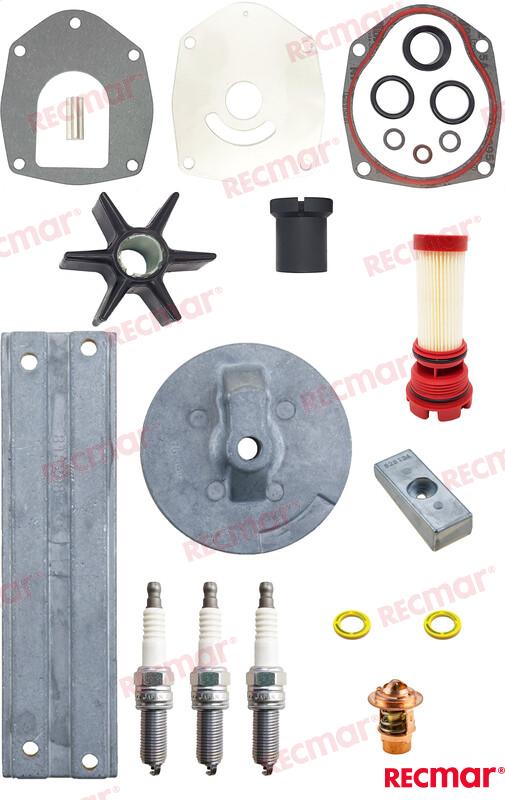 Kit Mantenimiento Mercury 2T Optimax Recmar (Ref. RECKITMEROP225)