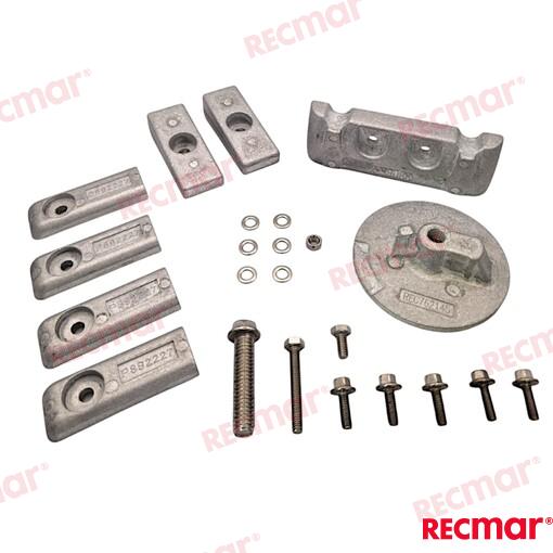 Kit Anodos Mercury Verado V6 (mg) Mercruiser