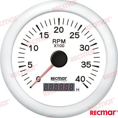 Cuentavueltas 1.0/10.0 - 0/4000 Rpm Blan Recmar