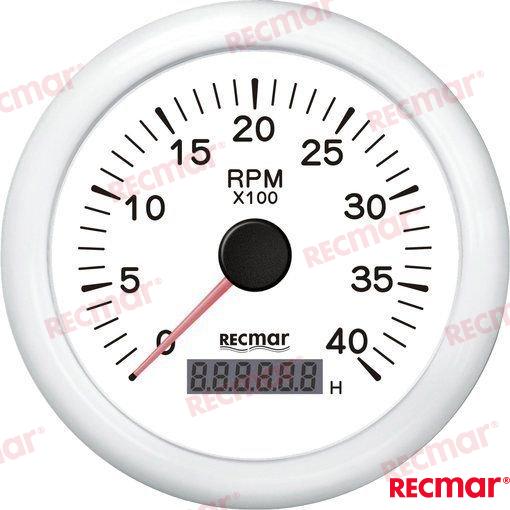 Cuentavueltas 1.0/10.0 - 0/4000 Rpm Blan Recmar